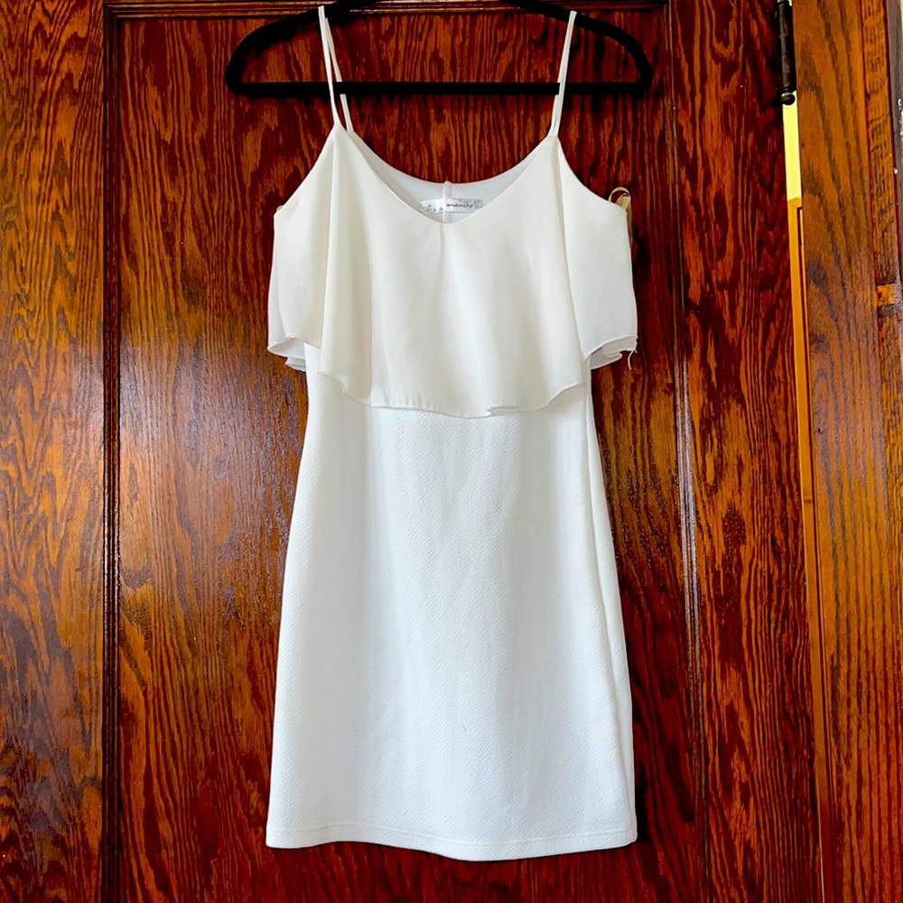 A lovely little white dress.